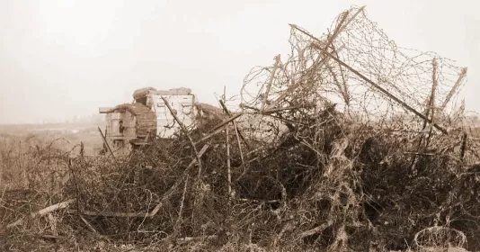 Историческое применение спирального заграждения Концертина в армии