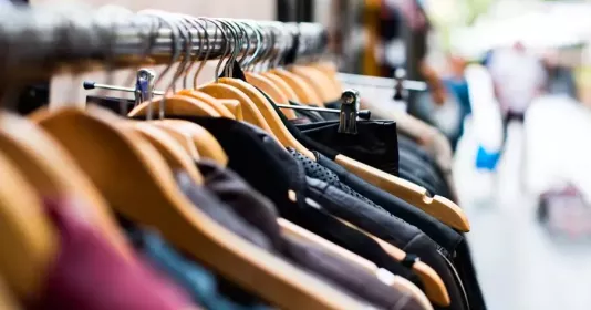 What can secondhand clothing stores offer?